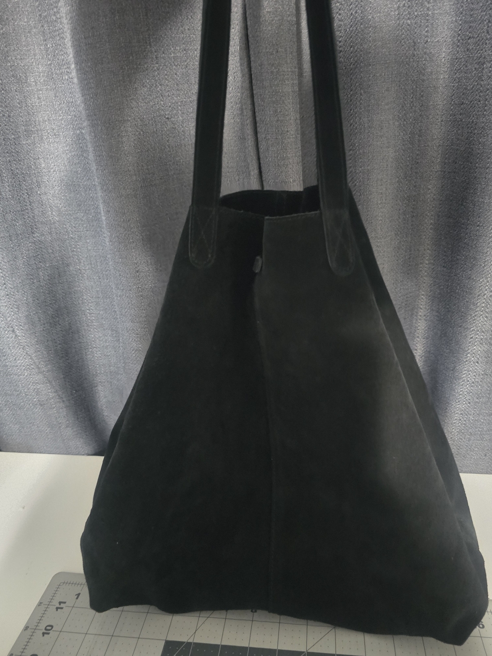 TOMS Black Suede Women's Tote Bag